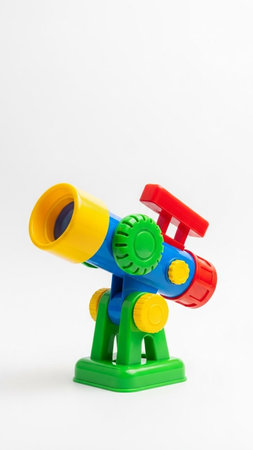Plastic Toy Isolated on a White Background. Studio Shot.の写真素材