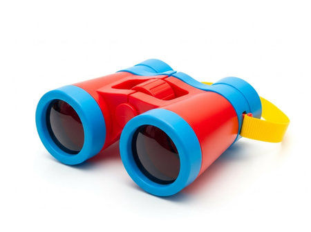 Binoculars isolated on white background.の写真素材