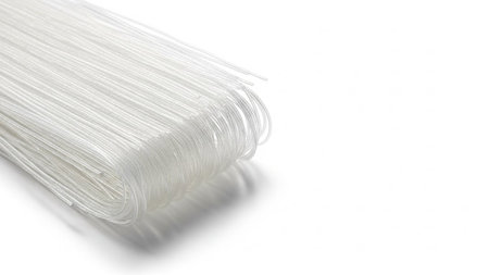 roll of white paper on a white background close-up macro photography