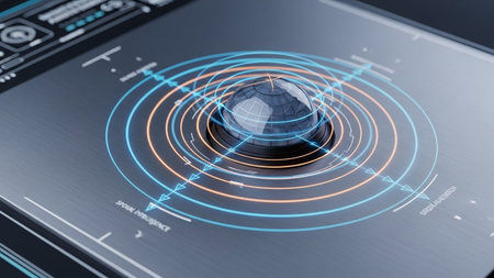 Highly rendering of a virtual graphic touch user interface (UI)
