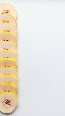 Sliced Ã¢â‚¬â€¹Ã¢â‚¬â€¹peach on white background