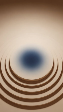 3d render of abstract geometric composition,digital art works..の写真素材