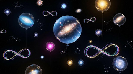 Planets, stars and galaxies in outer space showing the beauty of space exploration.