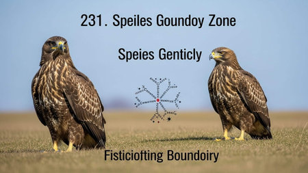 Three common buzzards (Buteo buteo) sitting on the ground.