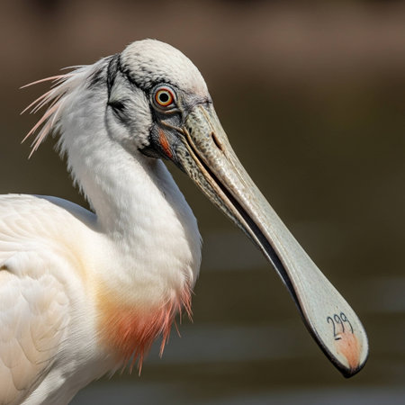 Roseate Spoonbill (Platalea ajaja)の写真素材