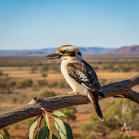 Kookaburra in the Kalbarri National Park, Western Australiaの写真素材