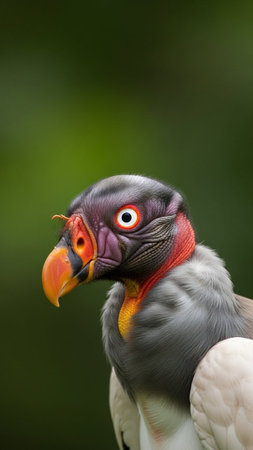 King Vulture (Sarcoramphus papilio)の写真素材