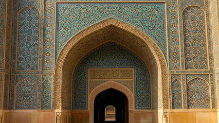 Interior of the Grand Mosque.