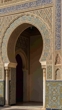 Mausoleum of Mohammed V in Samarkand, Uzbekistanの写真素材