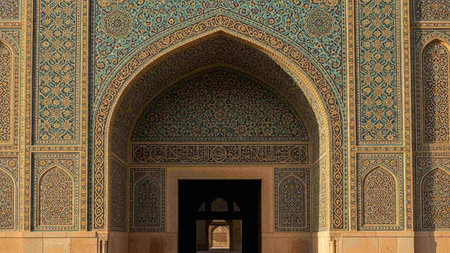 Mausoleum of Humayun in Isfahan, Iranの写真素材