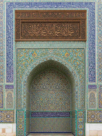 Details of the Madrasah in Samarkand, Uzbekistanの写真素材