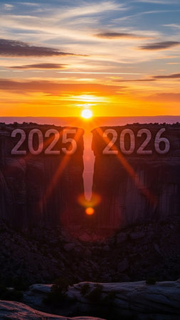 Sunset in Zion National Park, Utah, United States of Americaの写真素材