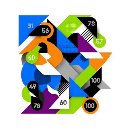 Infographic banner template with b options, steps, parts or processes