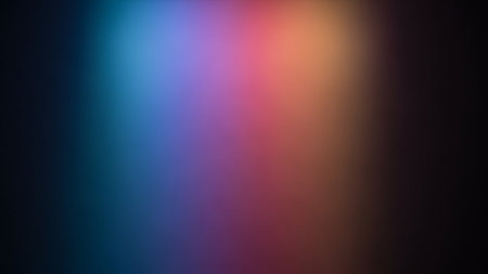 abstract colorful background with bokeh defocused lights and shadowの写真素材