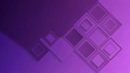 Abstract background of squares and rectangles in purple colors. Vector illustrationの写真素材