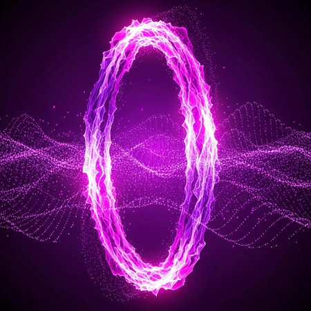 Abstract vector number zero. Futuristic technology style. Illustration.の写真素材