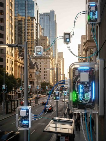 San Francisco street scene.の写真素材