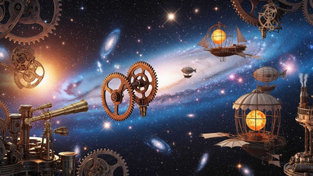 Astronomy concept. Elements of this image furnished by NASA.