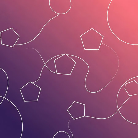 Seamless pattern with abstract geometric shapes. Vector Illustration.
