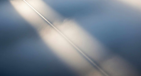 Abstract background of light rays on the surface of the road. Motion blur.の写真素材