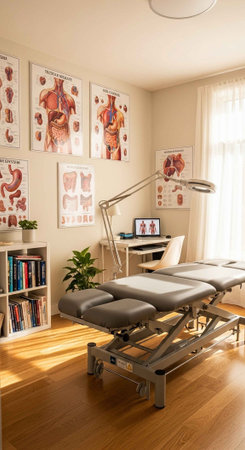 Interior of a modern clinic, health care conceptの写真素材