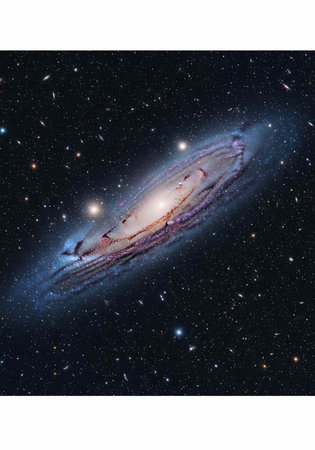 A stunning spiral galaxy with vibrant colors and stars in deep spaceの写真素材