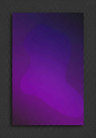 A vibrant purple gradient background with a subtle shadow effect on a dark surface