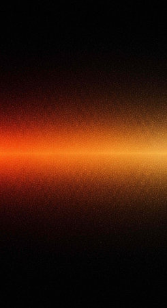 A bright orange and yellow gradient line stretches horizontally across a dark background.