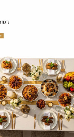 A beautifully set table with various dishes, cutlery, and flowers for a festive meal or party