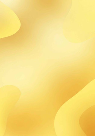 A vibrant and abstract golden background with smooth curves and shapes