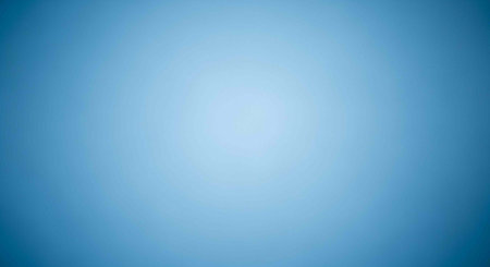 A bright blue background with a gradient effect and a central white glow