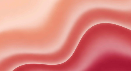 A vibrant abstract background with wavy lines in shades of red and orange hues