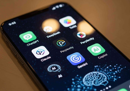 Google Play application icon on Apple iPhone X screen close-up.