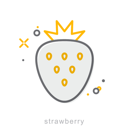 Thin line icons, Linear symbols, Pumpkinのイラスト素材