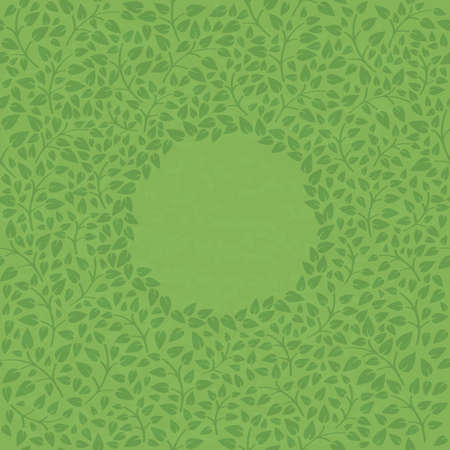 Abstract nature green leaf vintage vector background, pattern seamlessのイラスト素材