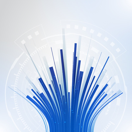 Abstract blue technology new future concept backdropのイラスト素材