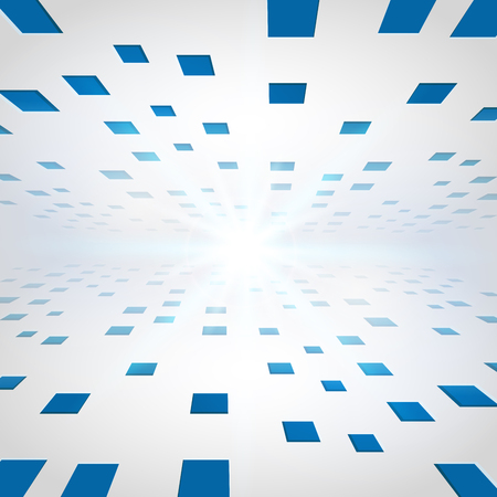 Abstract illustration of vision perspectiveのイラスト素材