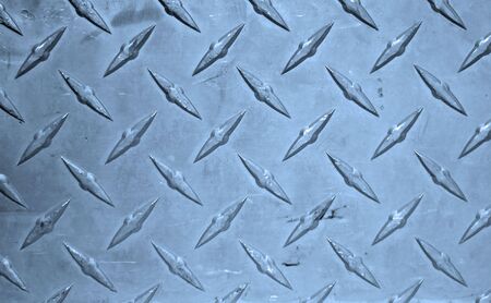 Closeup of real diamond plate material - this is a photo not an illustration.の写真素材