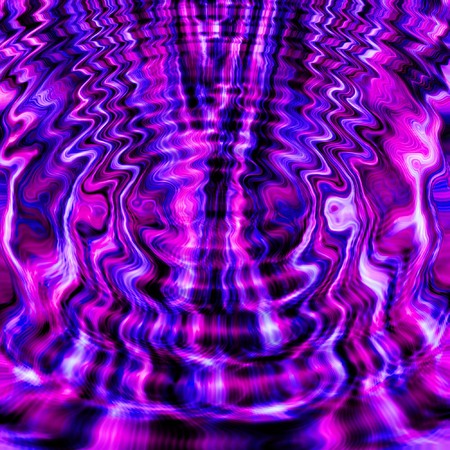 Liquid plasma ripples in a purple tone.の写真素材