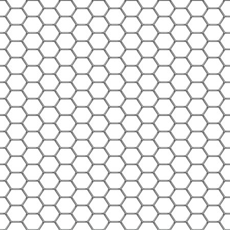 A shiny chrome grill background that tiles seamlessly as a pattern.