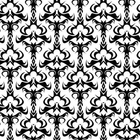 A seamless damask pattern or texture in vector formatのイラスト素材