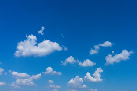 Beautiful clound in blue sky for blackgroundの写真素材