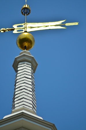 Church Steeple Weathervaneの写真素材