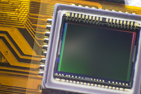 Camera sensor close up