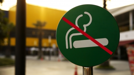 Sign or Symbol of No Smoking Area の写真素材