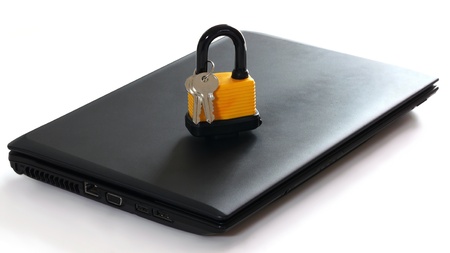 Key and Master Key on Notebook Computer.
