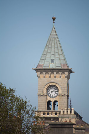 clock towerの写真素材