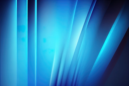 Blue light lines on black backgroundの素材