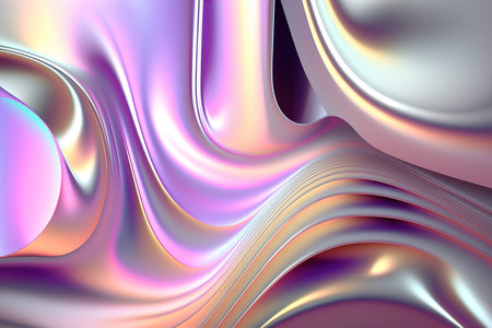 Colorful folia holographic background. Futuristic blurred template. hologram and rainbow colorsの素材
