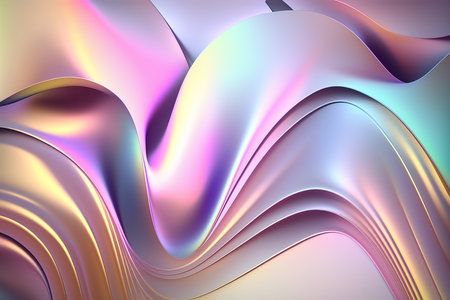 Colorful folia holographic background. Futuristic blurred template. hologram and rainbow colorsの素材